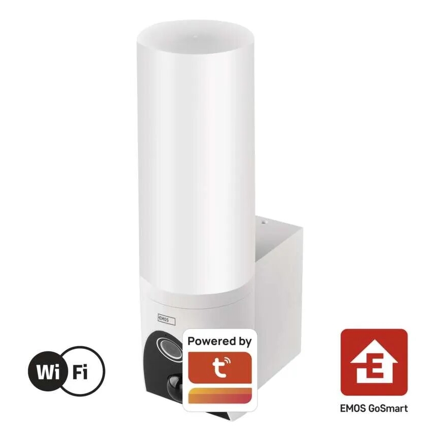 LED Smart udendørskamera med lys GoSmart LED/12W/230V IP65 Wi-Fi Tuya hvid