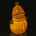 LED snemand LED/3xLR44 juledekoration porcelæn