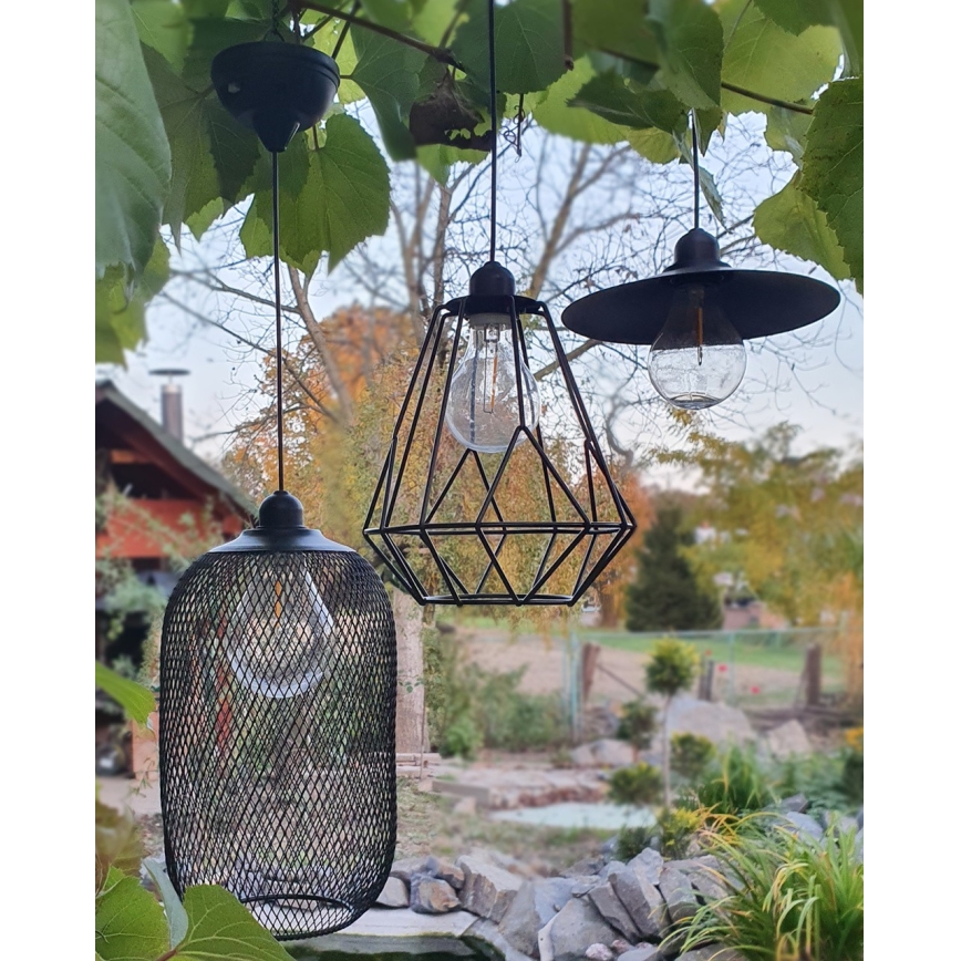 LED solarlampe på snor DINA 1,2V 200 mAh IP44