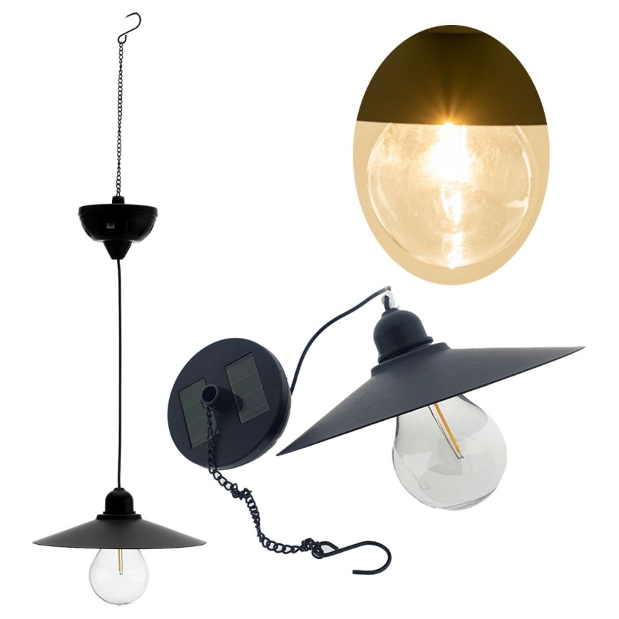 LED solarlampe på snor DINA 1,2V 200 mAh IP44