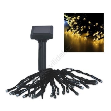 LED Solarlampekæde SHINE 200xLED/1,2V 600 mAh 21,9 m IP44