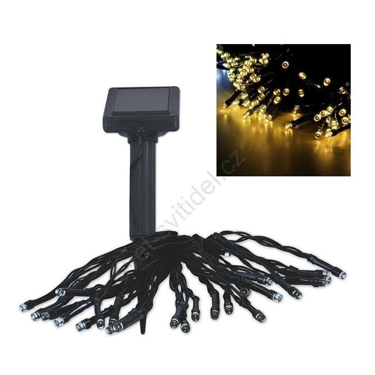 LED Solarlampekæde SHINE 200xLED/1,2V 600 mAh 21,9 m IP44
