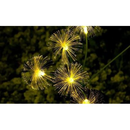 LED solcelle dekorationslampe med sensor 6xLED/1,2V 3000K 77 cm 600 mAh IP44