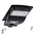 LED Solcelle gadelampe med sensor STREET LED/3W/3,2V 5000 mAh IP65 + fjernbetjening