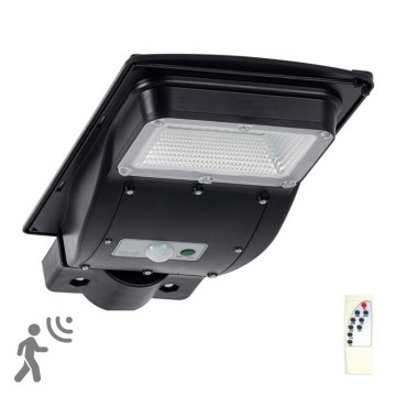 LED Solcelle gadelampe med sensor STREET LED/3W/3,2V 5000 mAh IP65 + fjernbetjening