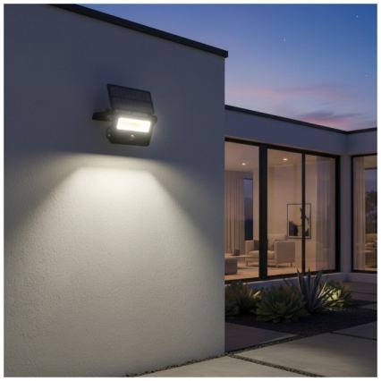 LED solcellereflektor med sensor NCS G2 LED/20W/3,7V 3000/4000/6500K IP54 2600 mAh