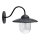 LED Solcelle væglampe LED/0,5W/1,2V 600 mAh IP44 sort