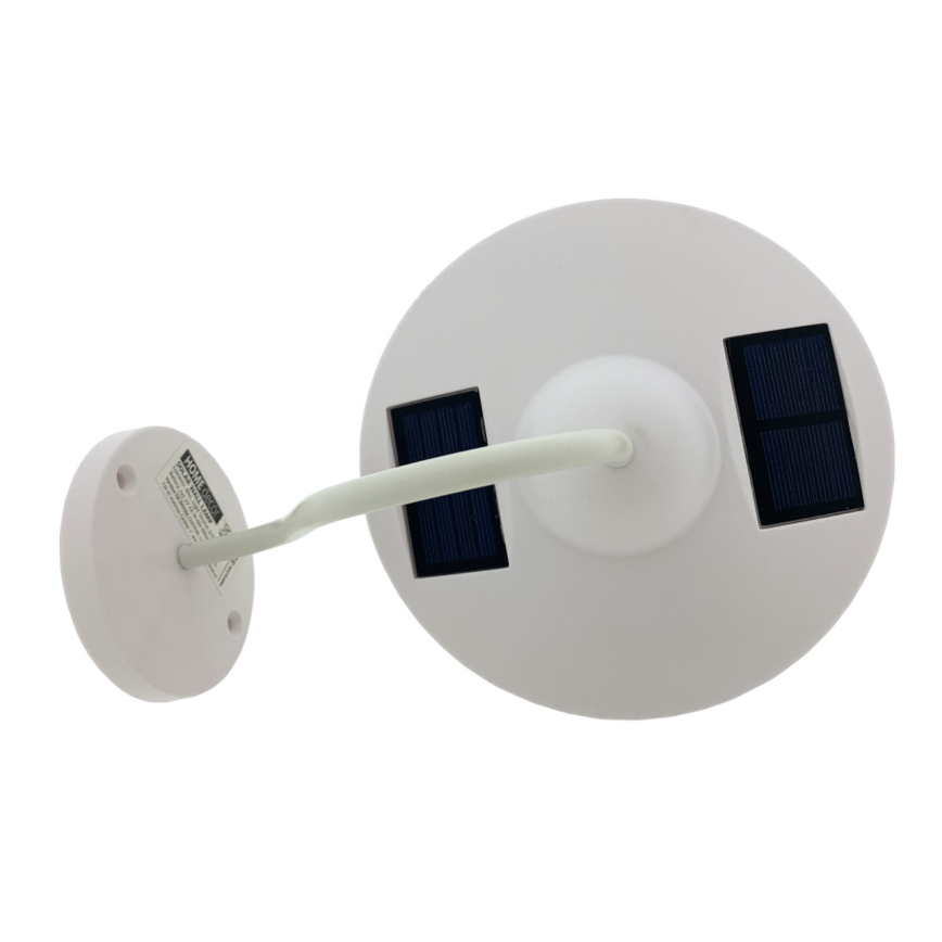LED Solcelle Væglampe LED/0,5W/1,2V 600 mAh IP44 hvid