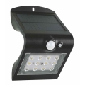 LED solcelle væglampe med sensor LED/1,5W IP65