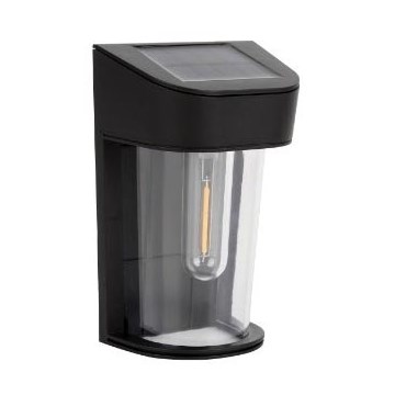 LED solcelle væglampe med sensor LED/2V IP44 600 mAh