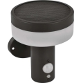 LED solcelle væglampe med sensor LED/2W/3,7V 1200 mAh IP44