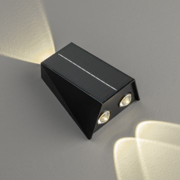 LED solcelle væglampe med sensor LED/2W/5V IP54 1300 mAh