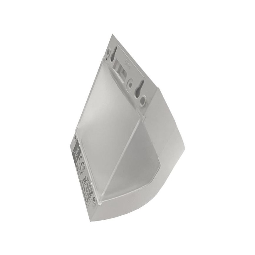 LED solcelledrevet væglampe med sensor LED/3W/3,7V 3000/4000K 1200 mAh IP54 hvid