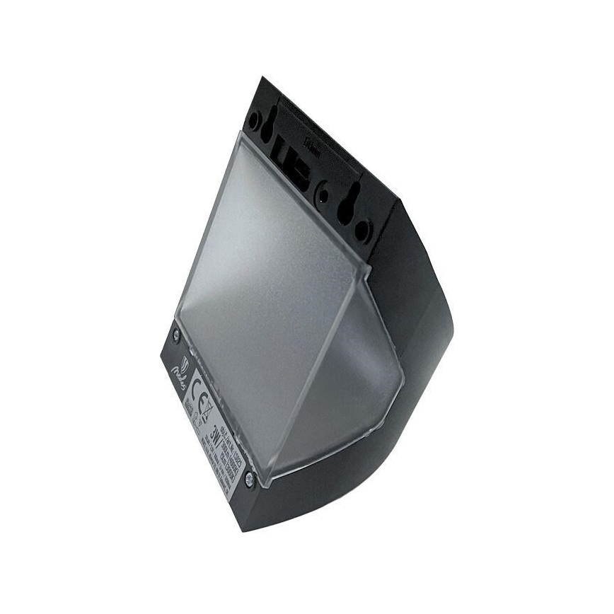 LED solcelle-væglampe med sensor LED/3W/3,7V 3000/4000K 1200 mAh IP54 sort