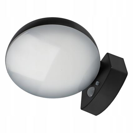 LED dæmpbar solcelle-væglampe med sensor LED/3W/3,7V 1800 mAh IP54 sort