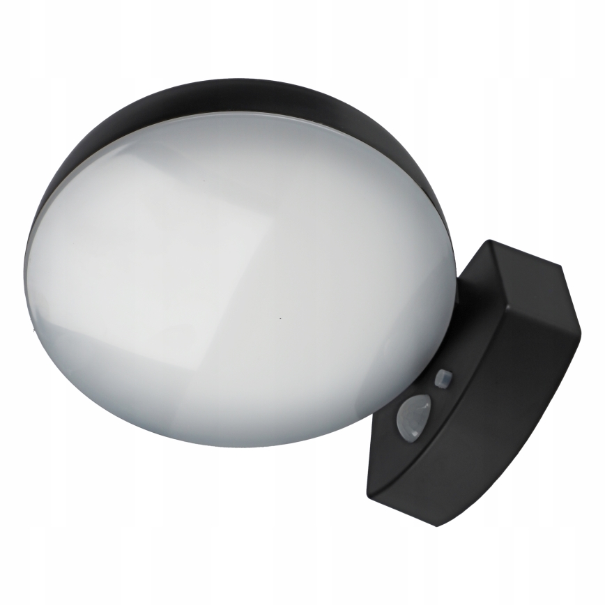 LED dæmpbar solcelle-væglampe med sensor LED/3W/3,7V 1800 mAh IP54 sort