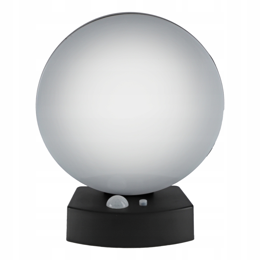 LED dæmpbar solcelle-væglampe med sensor LED/3W/3,7V 1800 mAh IP54 sort