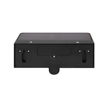 LED solcelle væglampe med bevægelses- og skumringssensor LED/3W/3,7V IP54 1500 mAh sort