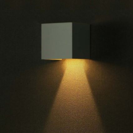 LED solcelle væglampe med sensor LED/3W/3,7V IP65 4000K 2600 mAh hvid