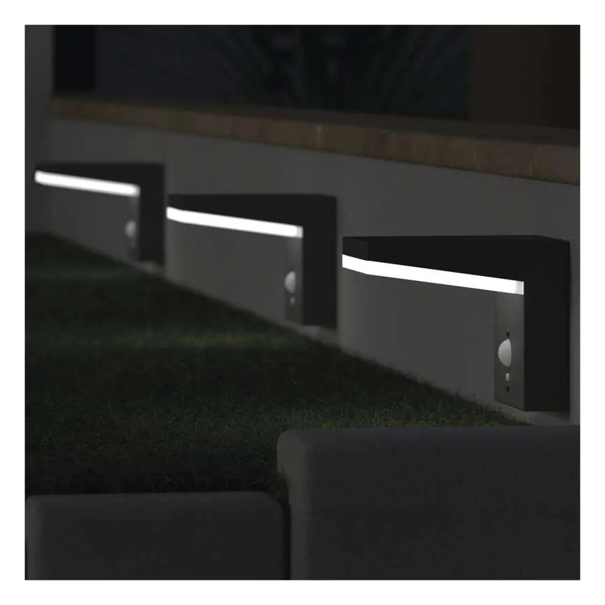 LED solcelle væglampe med sensor LED/4,4W/3,7V 2200 mAh IP44