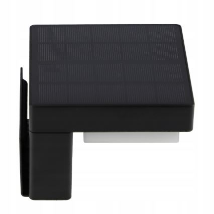 LED solcelle-væglampe med sensor LED/5W/3,7V 2000 mAh IP44 sort