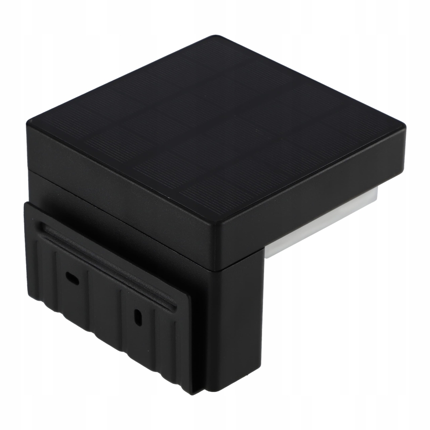 LED solcelle-væglampe med sensor LED/5W/3,7V 2000 mAh IP44 sort