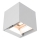 LED solcelle væglampe med sensor LED/9W/3,7V 3000/4000/5000K IP65 2600 mAh hvid