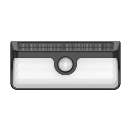 LED solcelle-væglampe med sensor LINK LED/5W/3,7V 2000 mAh IP65 sort