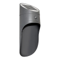 LED solcelle væglampe med sensor PALESA LED/1W/3,7V IP65 1800 mAh grå