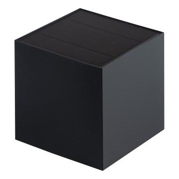 LED solcelle-væglampe med sensor REKA LED/3W/3,7V 1800 mAh 3000/4000/6500K IP65 antracit