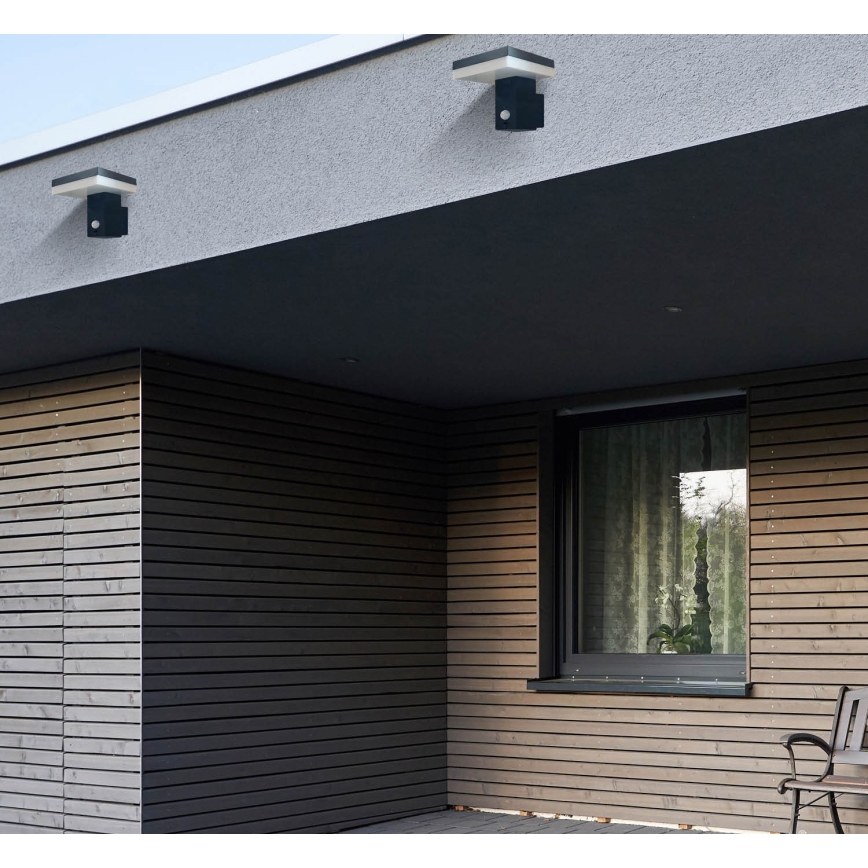 LED solcelle væglampe med sensor SOLARIS2 LED/5,5W/3,7V 4000K IP44 2600 mAh