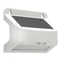 LED solcelle-væglampe med sensor SOLTO LED/6W/3,7V 4000K IP54 2400 mAh hvid