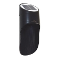 LED Solcelle væglampe PALESA LED/1W/3,7V IP65 1800 mAh sort
