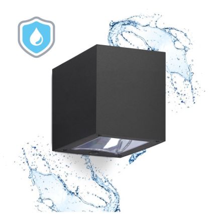 LED solcelle-væglampe QUERK LED/1,2V 3000/4000K IP54 800 mAh