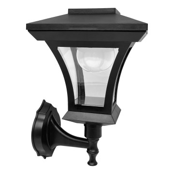 LED solcelle-væglampe TIRANA LED/1,2V 1800 mAh IP44, sort