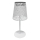 LED solcelledrevet bordlampe LUVETRA LED/1xAA 4000K IP44 200 mAh hvid
