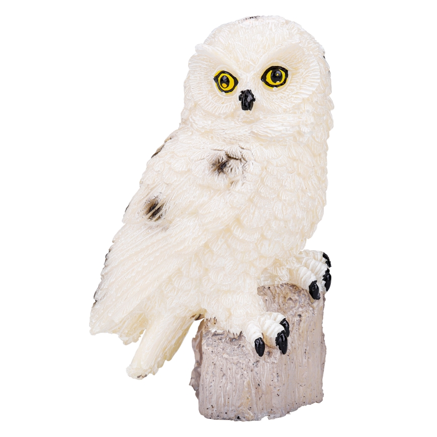 LED solcelledrevet dekorationslampe med sensor 6xLED/1,2V 3000K 40 cm 600 mAh IP44 ugle