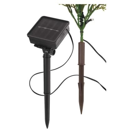 LED solcelledrevet dekorationslys 50xLED/3W/1,2V 600 mAh IP44