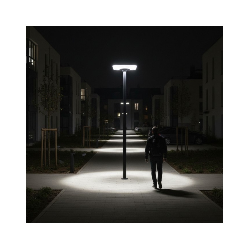 LED solcelle-gadelampe med sensor SOLSUMI LED/25W/3,2V 3000/4000/6500K IP54 24000 mAh + fjernbetjening