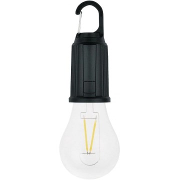LED solcelledrevet genopladelig lampe LUMINA LUMO LED/USB 300 mAh sort
