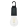 LED solcelledrevet genopladelig lampe LUMINA LUMO LED/USB 300 mAh sort