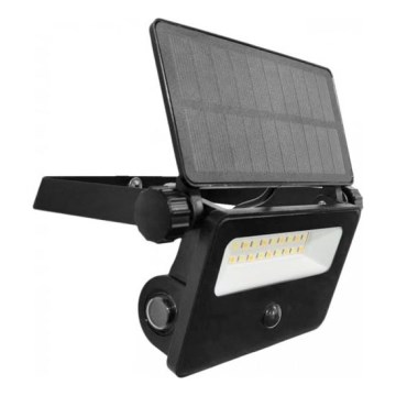 LED solcelledrevet reflektor med sensor NCS G2 LED/10W/3,7V 3000/4000/6500K IP54 1800 mAh