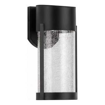 LED solcelledrevet væglampe LED/3,7V 300 mAh IP44 sort