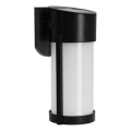 LED solcelledrevet væglampe LED/3,7V 300 mAh IP44 sort