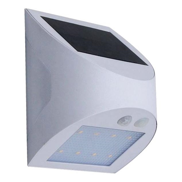 LED solcelledrevet væglampe med sensor LED/3W/3,7V 3000/4000K 1200 mAh IP54 hvid