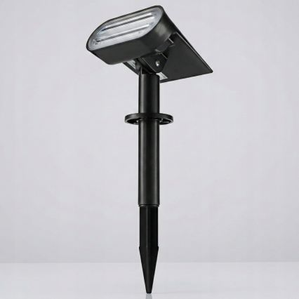 LED solcellelampe 2 i 1 LED/3,7 V 1200 mAh IP54 sort