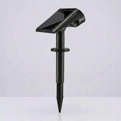 LED solcellelampe 2 i 1 LED/3,7 V 1200 mAh IP54 sort