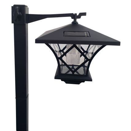 LED solcellelampe 3-i-1 LED/1,2V IP44 sort
