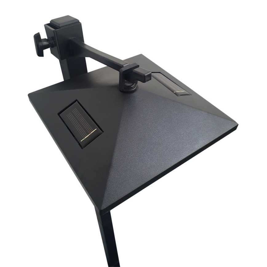LED solcellelampe 3-i-1 LED/1,2V IP44 sort