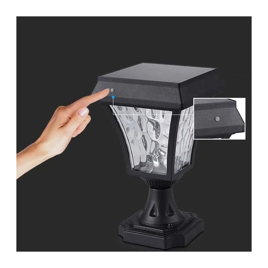 LED solcellelampe 3-i-1 LED/2W/5,5V IP65
